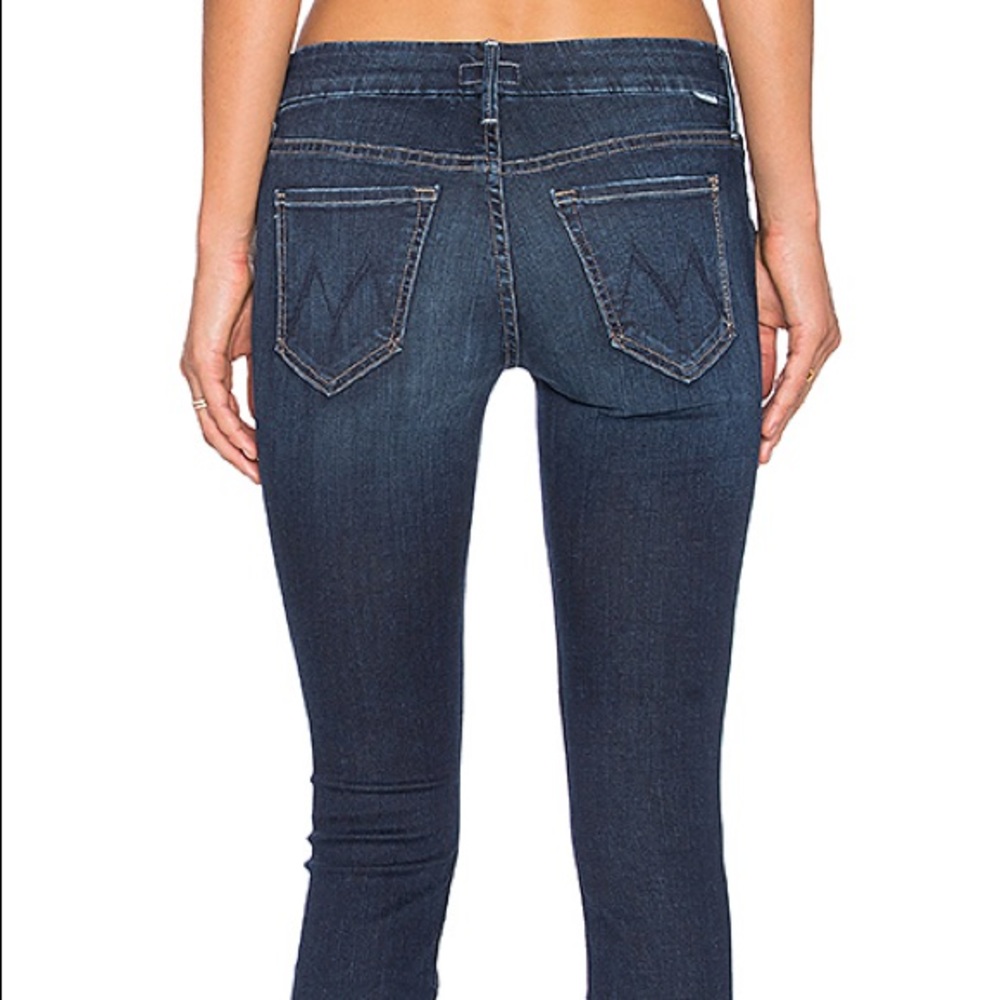 Mother “The Looker” Ankle Fray skinny jeans